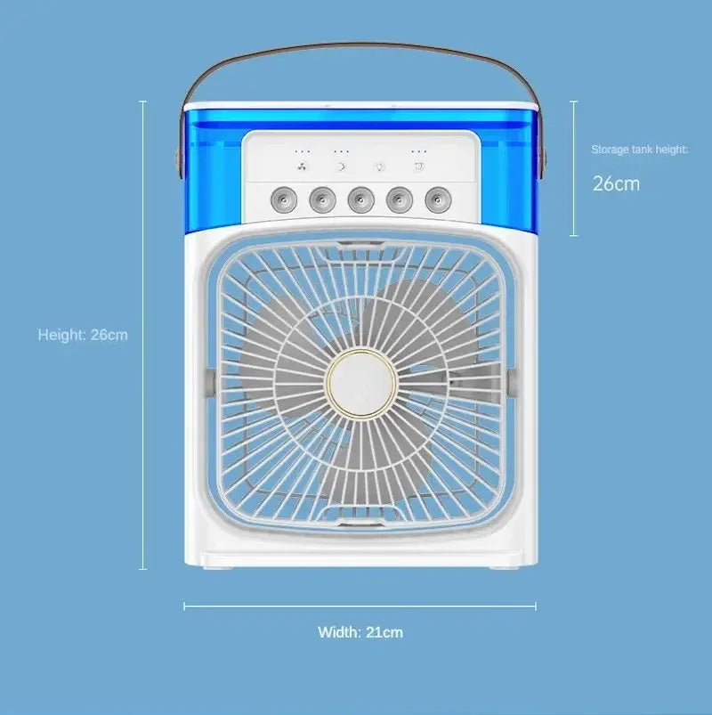 Portable 3-Speed Air Cooler & Humidifier For Office